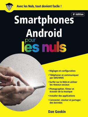 cover image of Smartphones Android pour les Nuls, grand format, 6e édition